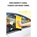 Special thick microfiber car wash cloth size: 25*25 cm. 