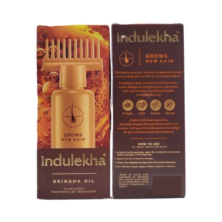 Indulekha%20Bringha%20Ayurvedic%20Hair%20Oil%2050ml%20For%20Hair%20Fall%20Control%20with%20Amla%20&%20%20Coconut%20Oil,%20With%20Comb%20Applicator%20-%20Image%203