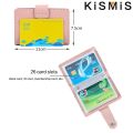 Slim Minimalist PU Leather Card Holder - 26 Card Slots Organizer Wallet, Compact and Stylish Accessory for Men and Women.