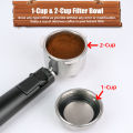 51MM Pressurized Coffee Filter Basket Espresso Portafilter Basket Detachable Espresso Machine Portafilter Basket Replacement. 