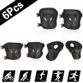 Women Men Elbow Wrist Knee Pads Protective Gear Set Skate Roller Cycling Bike. 