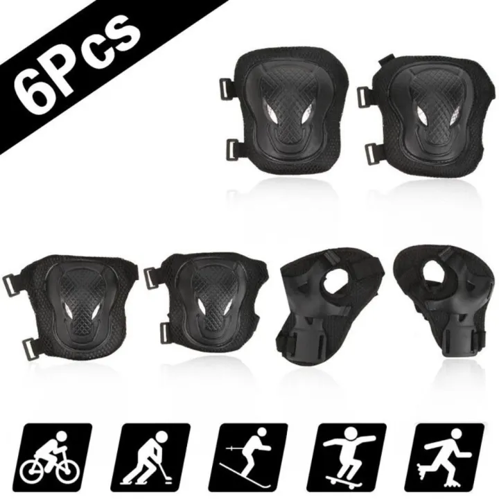 Women%20Men%20Elbow%20Wrist%20Knee%20Pads%20Protective%20Gear%20Set%20Skate%20Roller%20Cycling%20Bike%20-%20Image%202