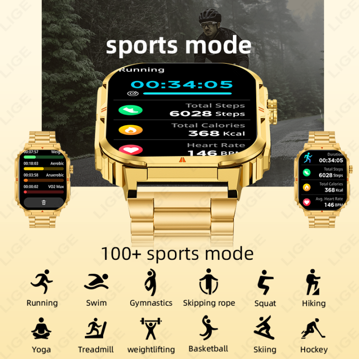 LIGE%20Men's%20Smart%20Watch%20With%20LED%20Flashlight%202.01-inch%20HD%20Screen%20Bluetooth%20Calling%20Heart%20Rate%20Monitor%20AI%20Voice%20Control%20Waterproof%20-%20Image%205