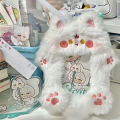 Cute Plush Photocard Case Student Card Holder Bag keychain Star Shape Photo Card Holder Idol Photos Protective Cover Cartoon. 