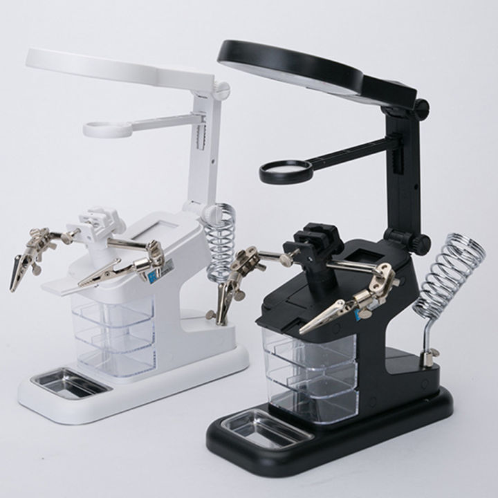 Welding%20Magnifying%20Glass%20with%2010%20LED%20Light%20Auxiliary%20Clip%20Magnifier%20Manual%20Welding%20Soldering%20Stand%20Fixed%20Repair%20Tool%20-%20Image%205