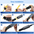 EDUP SK0089 150W Starlink Mini POE Splitter Kit - Gigabit Durable All-Weather 100M Range for High-Speed.
