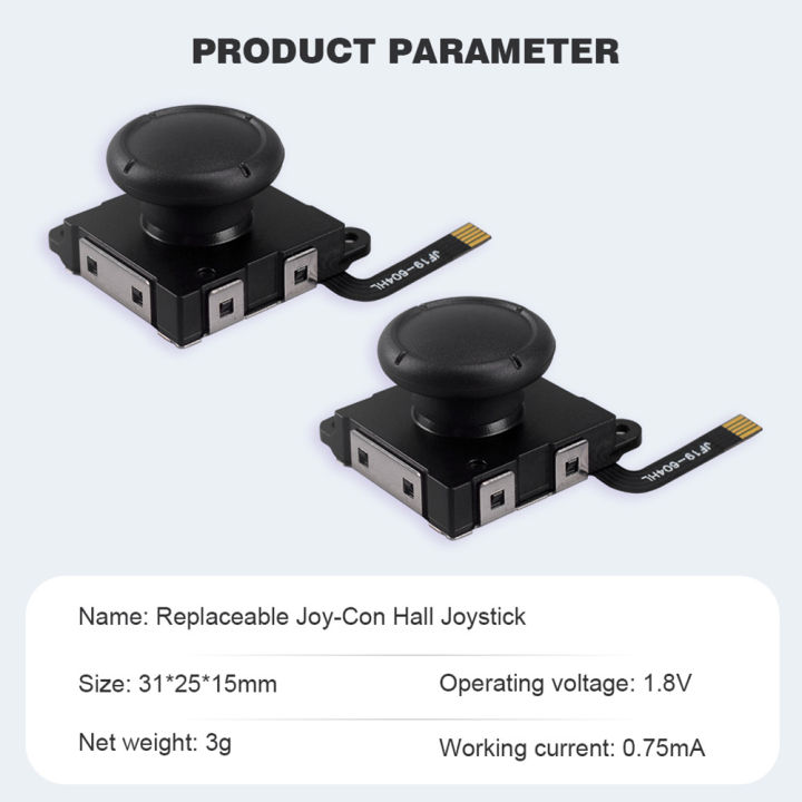 1/2PCS%20Hall%20Sensing%20Joystick%20No%20Drifting%20Hall%20Effect%20Joystick%20Higher%20Sensitivity%20Hall%20Thumb%20Stick%20for%20Nintendo%20Switch/OLED/Lite%20-%20Image%206