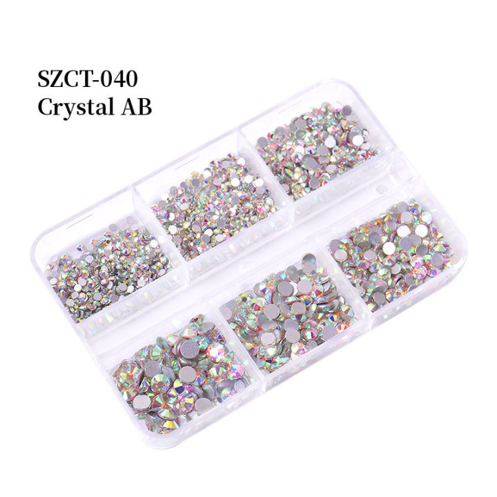 6grids%20SS6-20%20Mixed%20Size%20Pink%20Bronze%20Silver%20Flatback%20Rhinestones%20Gems%20Flashing%20Diamonds%203D%20Nail%20Art%20Decorations%20Crystals%20-%20Image%203