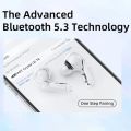 Air 39 Wireless Earbuds Transparent Display,ENC Noise Cancellation Bluetooth 5.3 Earbuds Wireless. 