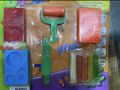 Dough set / clay set with free mounds (Tools) for kids - play-dough for kids. 