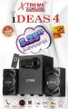 Xtreme IDEAS 4 2.1 Multimedia Speaker With DC Option For Play With Battery Heavy Sound & Bass SubWoofer 5.25". 