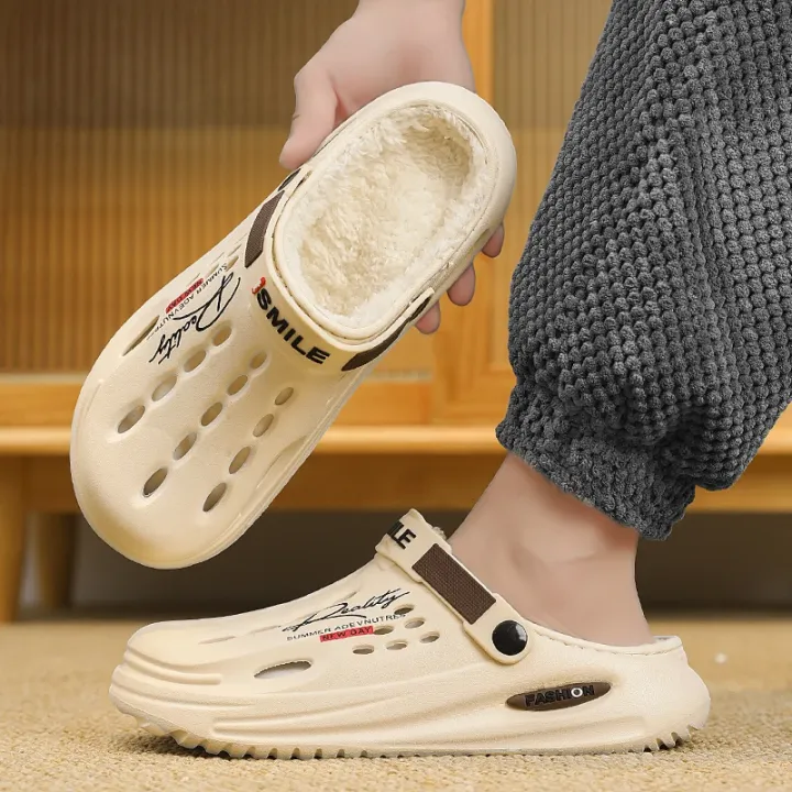 Winter%20Men%20Slippers%20Warm%20Furry%20Slippers%20Soft%20Indoor%20Bedroom%20Cotton%20Shoes%20EVA%20Fluff%20Slides%20Casual%20Comfortable%20Plush%20Clogs%2038-45%20-%20Image%204