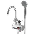 Bathrooms Shower Faucet with Sensor Electric Hot Flowing Kitchen Tap Water Heater Heating Tankless Portable for Kitchen Bathroom. 