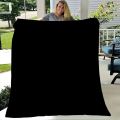 Whimsical Fluffy Fur-Like Pattern Throw Blanket - Soft Plush Grid Design with Checkerboard Black, White, Gray, and Vibrant Red S.