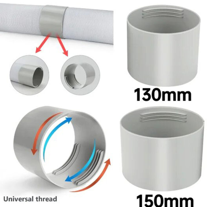 Portable Air Conditioner Exhaust Pipe Connector Hose Extension Coupler portable-air-conditioner-exhaust-pipe-connector-hose-extension-coupler