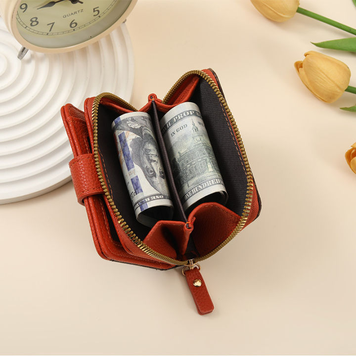 New%20Short%20Model%20Printed%20with%20Letters%20PU%20Multi-card%20Position%20European%20and%20American%20Short%20Wallet%20Women%20-%20Image%203
