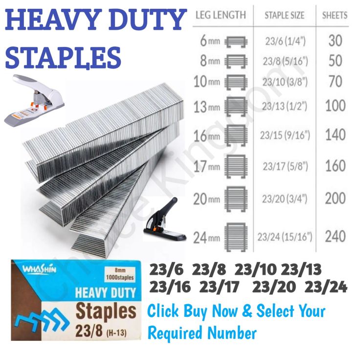 Heavy Duty Stapler Pins