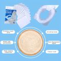 20Pcs Toilet Seat Covers 2 Pack Disposable Toilet Seat Covers For Portable Travel, Easy To Carry Public Hajj Restrooms disposable flushable Best Paper Quality Of Sheets Easy To Use In Hajj Umrah Pilgrimage And Patient. 