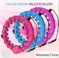 Smart Hula Hoop Fitness Weighted Hula Hoop for Exercise Weight Loss Waist Trainer 2-in-1 Abdominal Fitness Hula Hoop. 