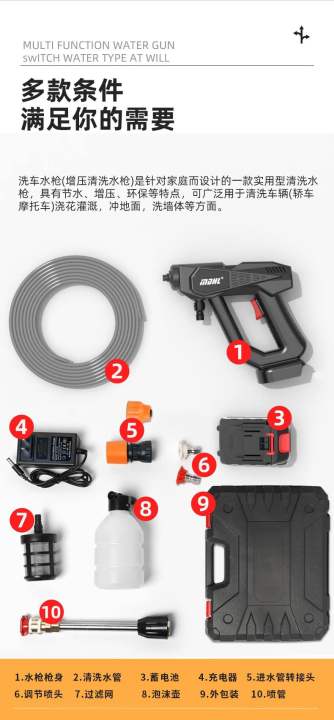 Mdhl%208109%20brushless%20motor%20electric%20pressure%20washer%20car%20machine%20car%20water%20with%20tools%20black%20-%20Image%206