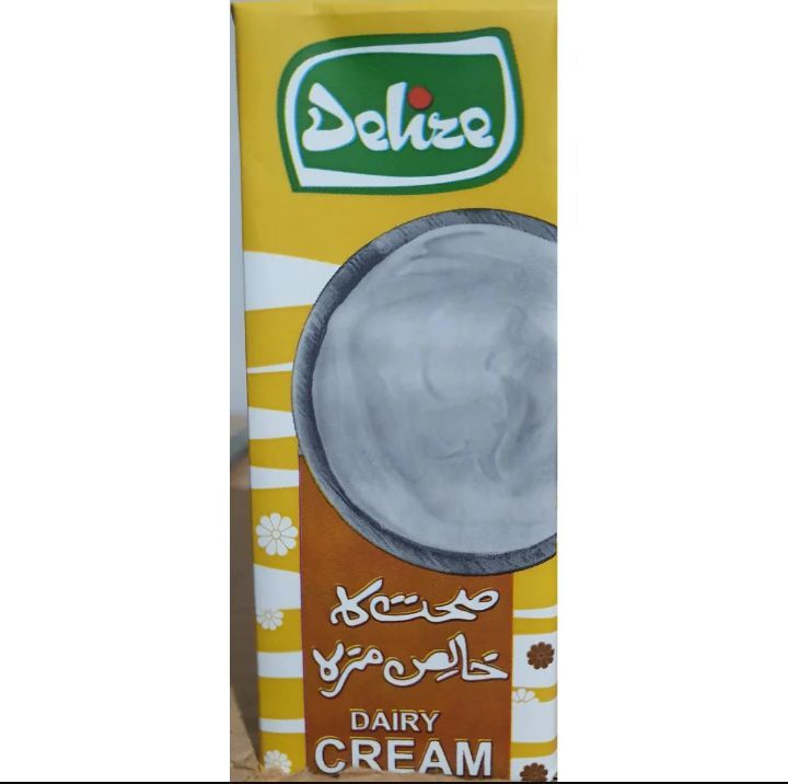 6 pack deliza milk cream 200ml pack fresh milk cream