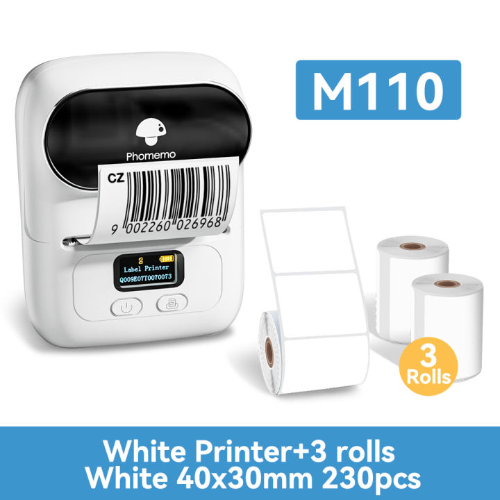 Phomemo%20M110%20Mini%20Portable%20Thermal%20Printer%20Self-adhesive%20Label%20Printer%20For%203/5/10%20rolss%20Stickers%20Label%20Maker%20Printer%20Without%20Ink%20-%20Image%208