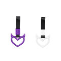 1pc Colorful Car Tow Strap Tsurikawa Ring Heart JDM Train Bus Handle Hand Strap Styling Drift Charm Strap Auto Accessories. 