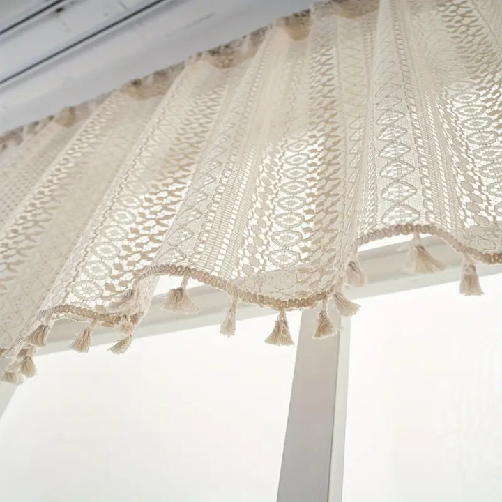 Beige%20Circular%20Patterned%20Hanging%20Tassel%20Short%20Curtain,%20Lace%20Short%20Curtain,%20Living%20Room,%20Bedroom,%20Kitchen%20Cabinet%20Cover%20Curtain%20-%20Image%203