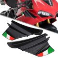 Motorcycle Winglet Aerodynamic Wing Kit Spoiler Fit for superbikes | Bright Black Carbon | 30% off. 