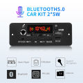 Bluetooth 5.0 10W Amplifier MP3 Decoder Board Wireless Music Player 5V Car FM Radio Module USB TF for Music Subwoofer Speaker. 