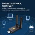 PIX-LINK UAC15 Wifi Adapter 1200M AC Dual-band Wireless Network 1200Mbps USB3.0 Adapter Card USB WiFi Adapter Dongle 5GHz&2.4GHz. 