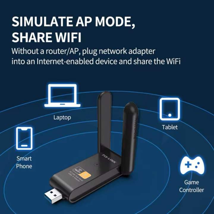 PIX-LINK%20UAC15%20Wifi%20Adapter%201200M%20AC%20Dual-band%20Wireless%20Network%201200Mbps%20USB3.0%20Adapter%20Card%20USB%20WiFi%20Adapter%20Dongle%205GHz&2.4GHz%20-%20Image%203