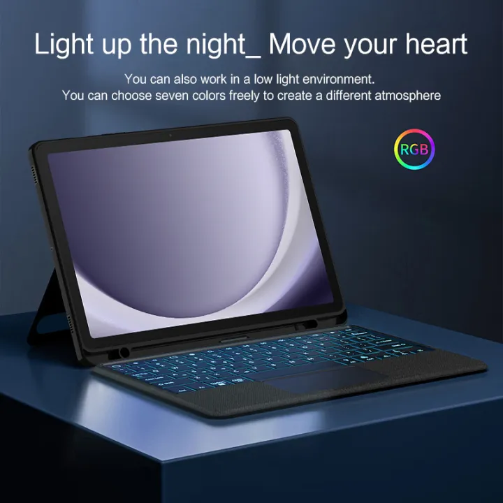 Backlight%20Magic%20Keyboard%20for%20Samsung%20Galaxy%20Tab%20A9%20Plus%20Case%20A9+%2011%20inch%20SM-X210%20X216%20X218%20Tablet%20Smart%20TouchPad%20Keyboard%20Cover%20-%20Image%206