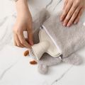 350ML Rubber Hot Water Bottle with Cute Plush Cover Lovely Cartoon Hot Water Bag Explosion-proof Portable Hand Warmer Great Gif. 