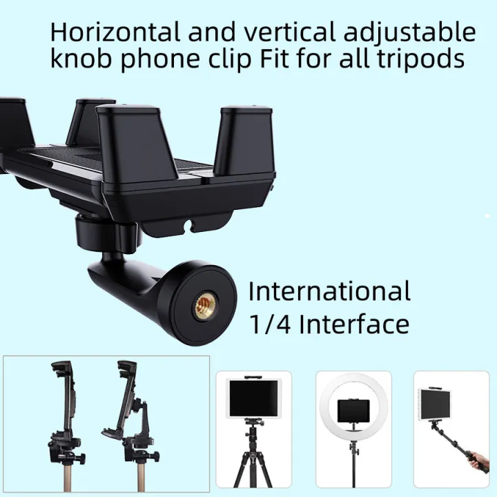 Tripod%20Monopod%20Universa%20Holder%20Mount,Stand%20Compatible%20with%207"%20-%2015"%20Tablets%20IPad,4"-7"Folding%20Screen/Straight%20Panel%20Phone%20-%20Image%205