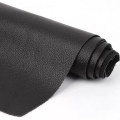 Black Thin Cowhide 1.0mm Genuine Leather Seat, Sofa Cushion, Soft Leather Material, Thin Head Layer, Pure Leather Fabric, Leathe. 