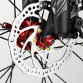 MUQZI 6PCS Titanium Screw Ultralight Bike M5 X 10mm Disc Brake Rotor Screw MTB Rotor Bolts Bicycle Accessories. 