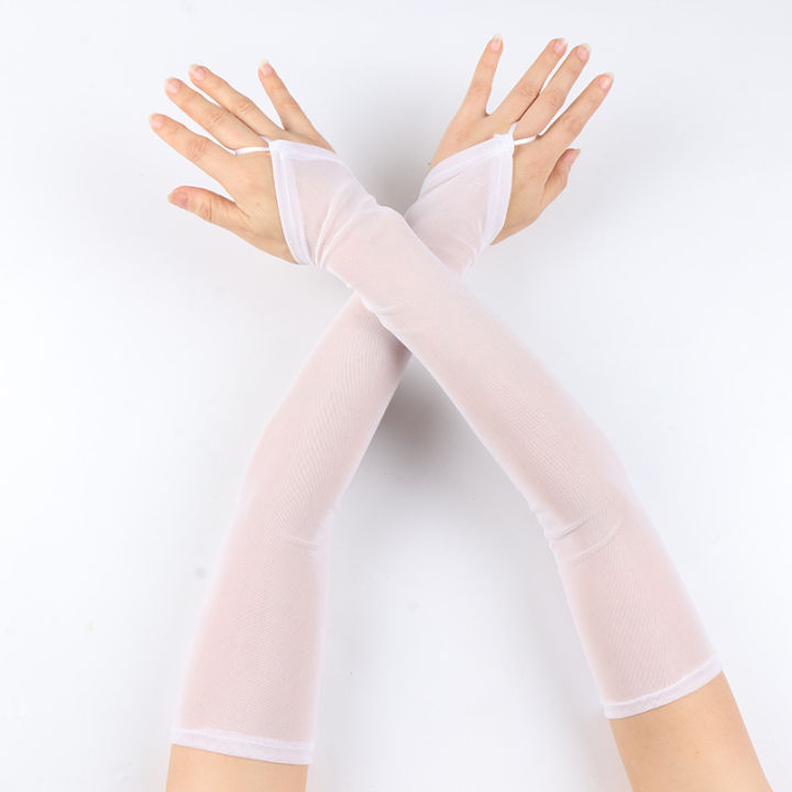 A%20pair%20of%20ladies'%20elastic%20mesh%20breathable%20long%20gloves,%20fingerless%20driving%20party%20role-playing%20outdoor%20clothing%20sleeves.%20-%20Image%203