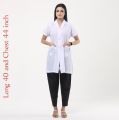 Female Medical Apron with Cotton Fabric | Female Doctor Apron | Lab White Apron/Female Student Medical Apron | Cotton Apron. 