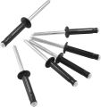 Aluminium Trifold Blind Rivets 50pcs Black Painted Bulb Blind Rivet Structural Blind Rivet Automotive Air Conditioning Rivets. 