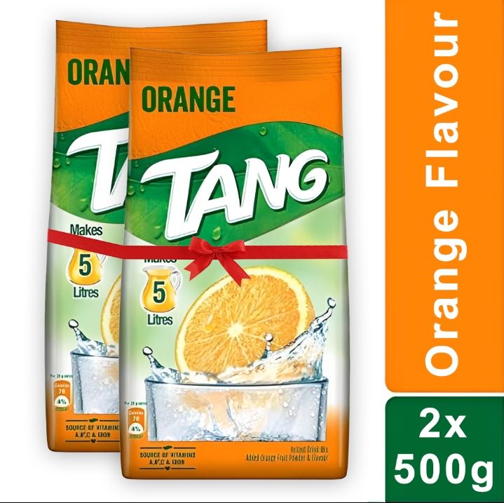 Tang Orange Instant Drink Mix Pouch (500G X 2 ) - 1KG