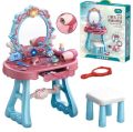 Dressing Table set for Children Age 1-6 Years | Princess Makeup Vanity Table with Chair 29 pcs. 