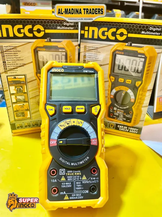 Digital Multimeter ingco DM7504 | Daraz.pk