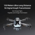 P23 Pro Foldable Drone With Brushless Motor Dual HD Cameras Intelligent Obstacle Avoidance Headless Mode, 360° Roll Having Cool Lights, One Key Take Off & Landing, Perfect Gift For Children. 