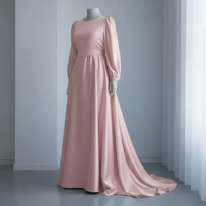 Luxury%20Silk%20Maxi%20Dress%20for%20Women%20%7C%20Light%20Blue%20Full%20Sleeves%20Long%20Gown%20%7C%20Elegant%20Modest%20Party%20&%20Wedding%20Wear%20%7C%20Designer%20Satin%20Stitched%20Frock%20-%20Image%206