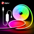 Zigbee 3.0 RGB Neon LED Strip Tuya Smart Lights 120LEDs/M With Dimmable Wifi Controller Alexa Lamp Home Kitchen Backlight Decor lightify. 