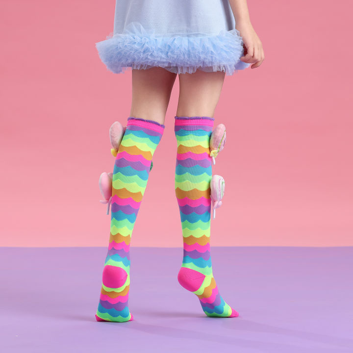Crazy%20socks%20for%20kids%20Cute%20girl%20socks%20girls%20wacky%20Funky%20Stretch%20Mid%20to%20High%20Novelty%20Socks%20-%20Image%206
