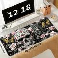 Flower Skull  Mouse Pad Desk accessories Computer Laptop Pad office Pad Keyboard Mouse Pad Game Console Pad. 