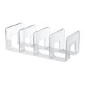 Handbag storage rack Organizer 4 Slots Transparent Closet Purse Storage rack Acrylic wardrobe Bag storage holder Purse Display.