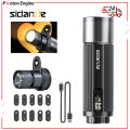SIDANDE 12W Flashlight PRO 3500-7000k RGB light Built-in 9000mAh battery Endurance 150 minutes Full-power output. 